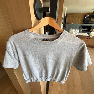 Volcom Women’s Gray Cropped Tee - Lightweight Casual Top